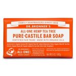Dr Bronner's Tea Tree Pure Castile Soap Bar 140g