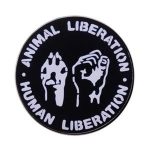 Animal Liberation Enamel Badge