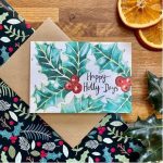Loop Loop 'Happy Holly-Days' Wildflower Seed Plantable Christmas Card