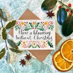 Loop Loop 'Blooming Brilliant' Wildflower Seed Plantable Christmas Card