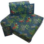 Re-wrapped Christmas Cinnamon and Berries Wrapping Paper 1 sheet