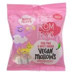 Free From Fellows Mini Pink & White Vegan Mallows 105g